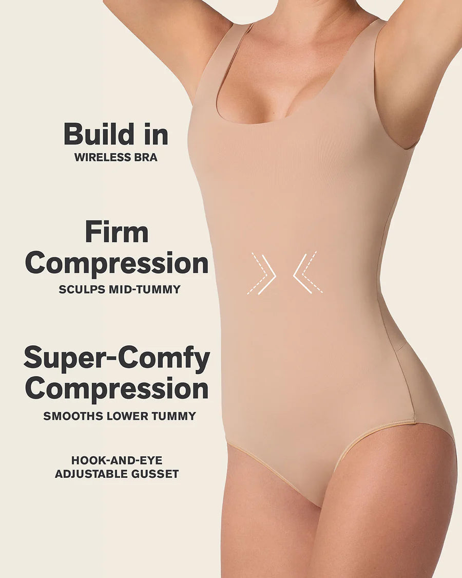 Aira Essential Bodysuit Golden Beige