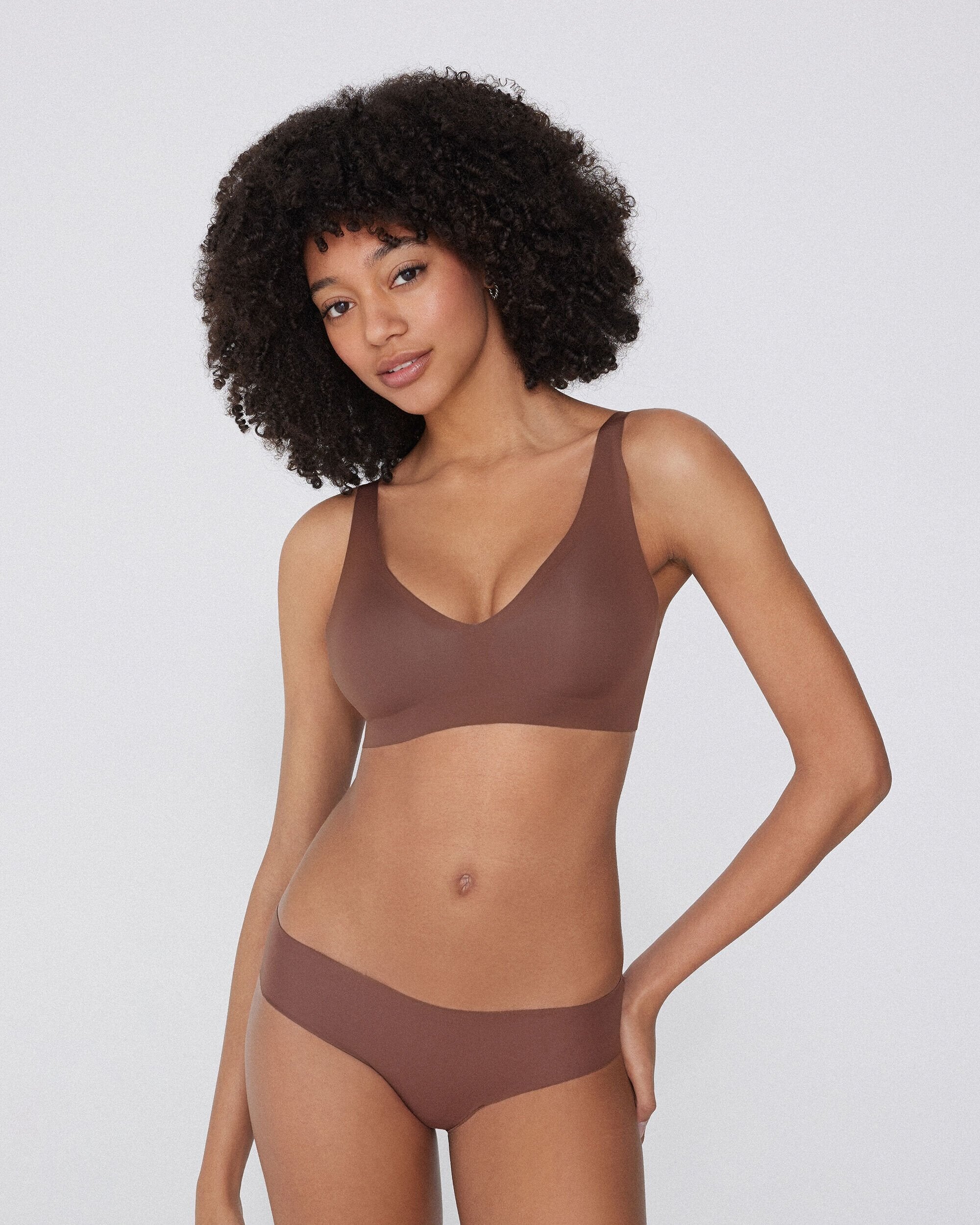 Aira V Bra Caramel Dark